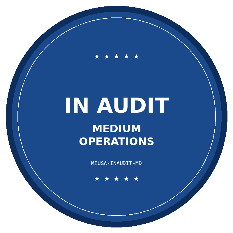 [MIUSA-INAUDIT-MD] Made in USA IN AUDIT — Medium Operations