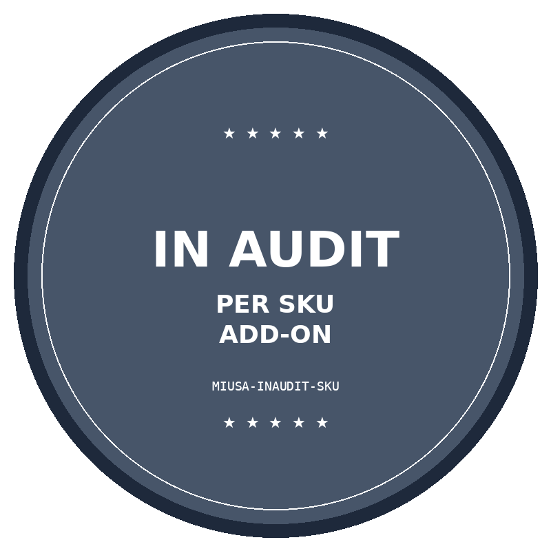 Made in USA IN AUDIT — Additional Product (per SKU)